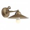 Wall lamp Incanti Lea, metal, brass patina, 1XE27