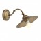 Wall lamp Incanti Lea, metal, brass patina/brown, 1XE27