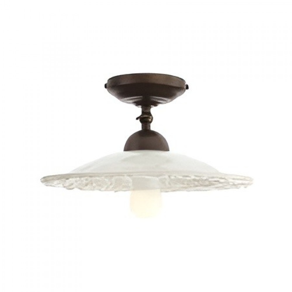 Ceiling lamp Incanti Lea, metal, brass patina/brown, 1XE27