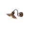 Wall lamp Incanti Lena, metal, antique black/matt gold, 1XE27, H.18 cm