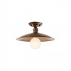 Ceiling lamp Incanti Lena, metal, antique black/matt gold, 1XE27, D.40 cm