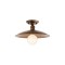 Ceiling lamp Incanti Lena, metal, antique black/matt gold, 1XE27, D.40 cm