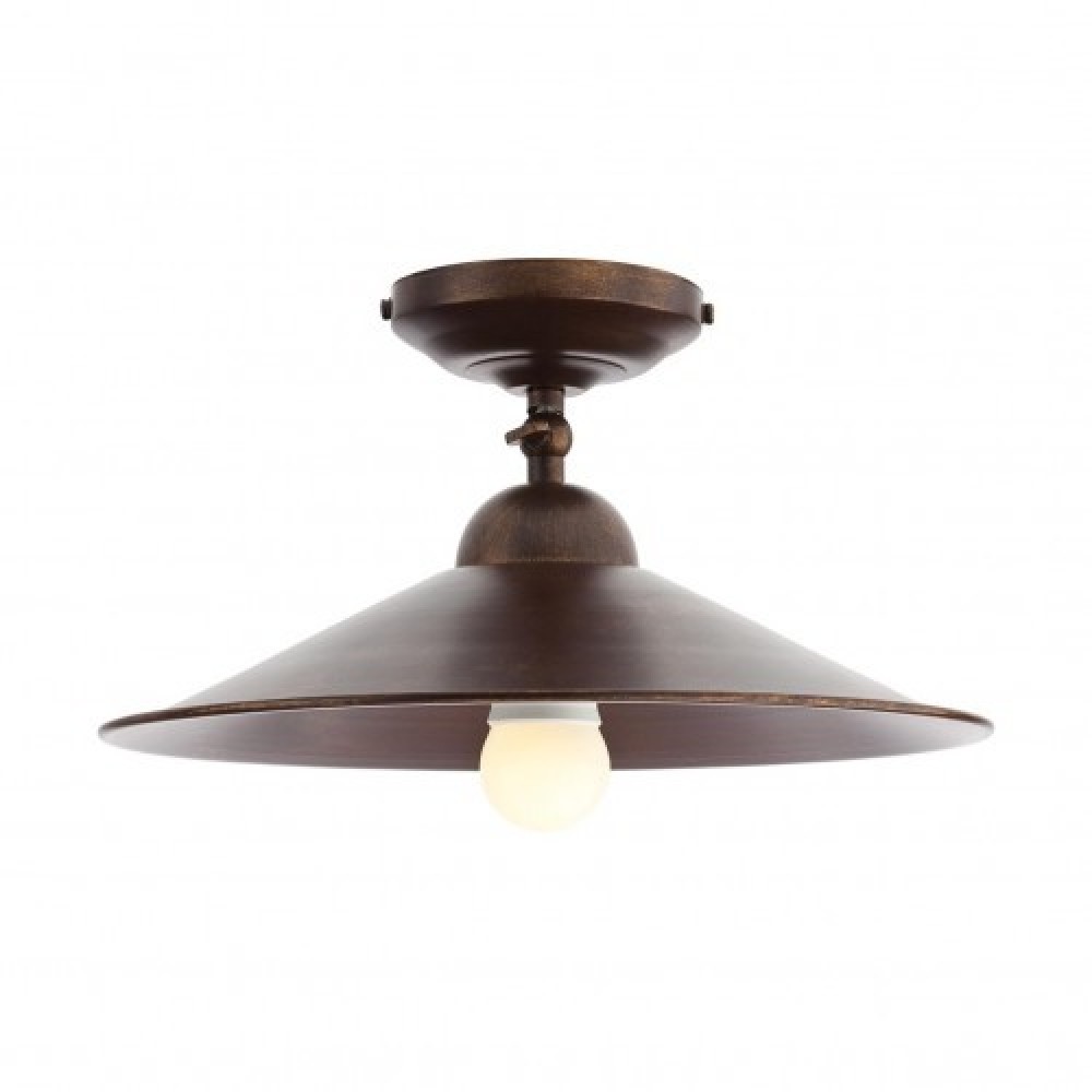 Ceiling lamp Incanti Lea, metal, brass patina/brown, 1XE27