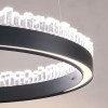Suspension Incanti Monarch, metal, sand black, LED CCT, 53W, 3060 lumens, 3000K/4000K/6000K, D.60 cm