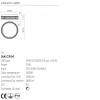 Ceiling lamp Incanti Akala, metal, gold plated, dimmable, LED, 23W, 1800 lumens, warm white 3000K, D.40 cm