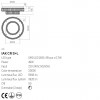 Ceiling lamp Incanti Akala, metal, gold plated, dimmable, LED, 49W, 3920 lumens, warm white 3000K, D.50 cm