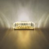 Wall lamp Incanti Akala, metal, gold plated, dimmable, LED, 15W, 1200 lumens, warm white 3000K, L.30 cm