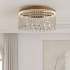 Ceiling lamp Incanti Vanesia, metal, brushed gold, dimmable, LED CCT, 28W, 2200 lumens, 3000K/4000K/6000K, D.40 cm