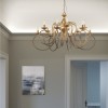 Chandelier Incanti Circe, metal, bronze, 12XE14, D.100 cm