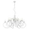 Chandelier Incanti Circe, metal, glossy white, 12XE14, D.100 cm