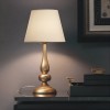 Table lamp Incanti Elizee, metal, fabric, bronze, 1XE14, H.45 cm