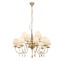 Chandelier Incanti Elizee, metal, fabric, bronze, 12XE14, D.92 cm