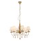 Chandelier Incanti Elizee, metal, fabric, bronze, 6XE14, D.75 cm