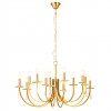 Chandelier Incanti Elisir, metal, brass, 12XE14, D.92 cm
