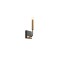 Wall lamp Incanti Konig, metal, matt black/antique brass, 1XE14, H.27 cm
