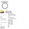 Ceiling lamp Incanti Monarch, metal, matt gold, LED CCT, 53W, 3329 lumens, 3000K/4000K/6000K, D.60 cm