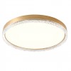 Ceiling lamp Incanti Monarch, metal, matt gold, LED CCT, 53W, 3329 lumens, 3000K/4000K/6000K, D.60 cm