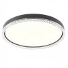 Ceiling lamp Incanti Monarch, metal, sand black, LED CCT, 53W, 3329 lumens, 3000K/4000K/6000K, D.60 cm