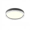 Ceiling lamp Incanti Monarch, metal, sand black, LED CCT, 40W, 2341 lumens, 3000K/4000K/6000K, D.40 cm