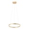 Suspension Incanti Monarch, metal, matt gold, LED CCT, 53W, 3060 lumens, 3000K/4000K/6000K, D.60 cm