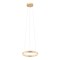 Suspension Incanti Monarch, metal, matt gold, LED CCT, 40W, 2391 lumens, 3000K/4000K/6000K, D.40 cm