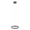 Suspension Incanti Monarch, metal, sand black, LED CCT, 40W, 2391 lumens, 3000K/4000K/6000K, D.40 cm