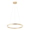 Suspension Incanti Monarch, metal, matt gold, LED CCT, 60W, 3665 lumens, 3000K/4000K/6000K, D.80 cm