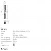 Wall lamp Incanti Oblige, metal, gold plated, dimmable, LED CCT, 17W, 1310 lumens, 3000K/4000K/6000K, H.50 cm