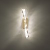 Wall lamp Incanti Oblige, metal, gold plated, dimmable, LED CCT, 17W, 1310 lumens, 3000K/4000K/6000K, H.50 cm