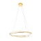 Suspension Incanti Oblige, metal, gold plated, dimmable, LED CCT, 42W, 3326 lumens, 3000K/4000K/6000K, D.80 cm