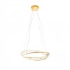 Suspension Incanti Oblige, metal, gold plated, dimmable, LED CCT, 31W, 2418 lumens, 3000K/4000K/6000K, D.60 cm
