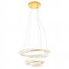 Suspension Incanti Oblige, metal, gold plated, dimmable, LED CCT, 50W, 3900 lumens, 3000K/4000K/6000K, D.60 cm