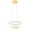 Suspension Incanti Oblige, metal, gold plated, dimmable, LED CCT, 50W, 3900 lumens, 3000K/4000K/6000K, D.60 cm