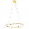 Suspension Incanti Oblige, metal, gold plated, dimmable, LED CCT, 52W, 4118 lumens, 3000K/4000K/6000K, D.100 cm