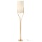 Floor lamp Incanti Poseido, metal, matt gold, textile beige, 1XE27, H.175 cm