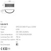 Wall lamp Incanti Vanesia, metal, brushed gold, LED CCT, 6,5W, 460 lumens, 3000K/4000K/6000K, L.30 cm