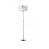 Floor lamp Smarter Astrid, metal, chrome, fabric, 1XE27, H.152 cm