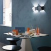 Wall lamp Redo Tobiko, metal, matt black, LED, 6W, 317 lumens, warm white 3000K, H.10 cm