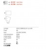 Wall lamp Redo Tobiko, metal, matt black, LED, 6W, 317 lumens, warm white 3000K, H.10 cm