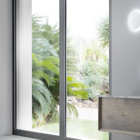 Wall lamp Redo Umbra, metal, matt white, LED, 12W, 802 lumens, warm white 3000K, D.21 cm