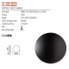 Wall lamp Redo Umbra, metal, matt black, LED, 18W, 1265 lumens, warm white 3000K, D.26 cm