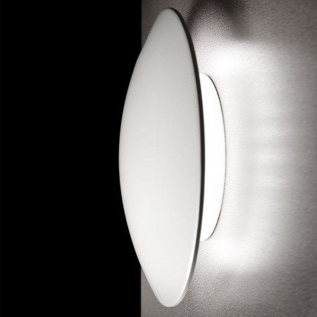 Wall lamp Redo Umbra, metal, matt white, LED, 6,5W, 330 lumens, warm white 3000K, D.16 cm