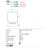 Ceiling lamp Redo Screen IP, metal, glass, sand white, LED, 30W, 1916 lumens, warm white 3000K, IP44
