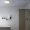 Ceiling lamp Redo Naji, metal, glass, chrome, LED, 18W, 1120 lumens, warm white 3000K, D.35 cm