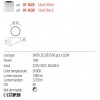 Ceiling lamp Redo Uto, metal, matt black, LED, 18W, 1278 lumens, warm white 3000K, D.14 cm