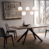 Pendant lamp Redo Talis, metal, glass, bronze, 5XE14, L.115 cm