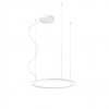 Pendant lamp Redo Orbit, metal, sand white, LED, 42W, 3568 lumens, warm white 3000K, D.60 cm
