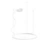 Pendant lamp Redo Orbit, metal, sand white, LED, 55W, 4853 lumens, warm white 3000K, D.80 cm