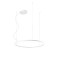 Pendant lamp Redo Orbit, metal, sand white, LED, 55W, 4853 lumens, warm white 3000K, D.80 cm