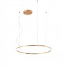 Pendant lamp Redo Orbit, metal, bronze, LED, 55W, 4853 lumens, warm white 3000K, D.80 cm